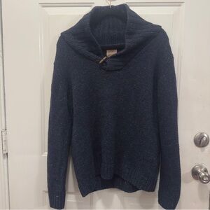 Nice Navy Cowl Neck Sweater